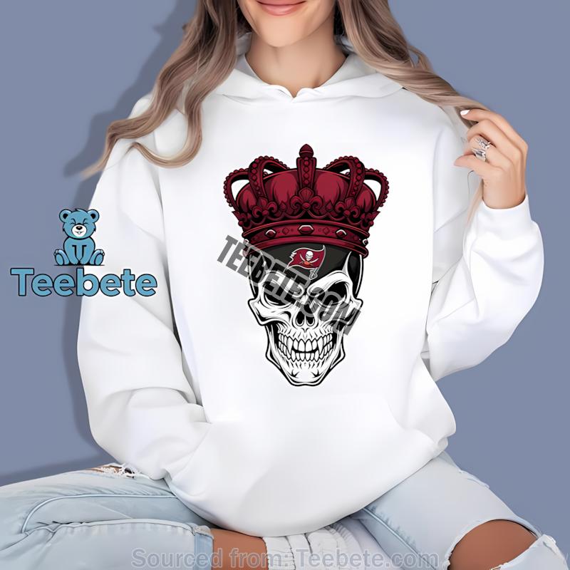 Tampa Bay Buccaneers Skull Crown Dark Grunge Hoodie Tampa Bay Buccaneers Skull Crown Dark Grunge Hoodie