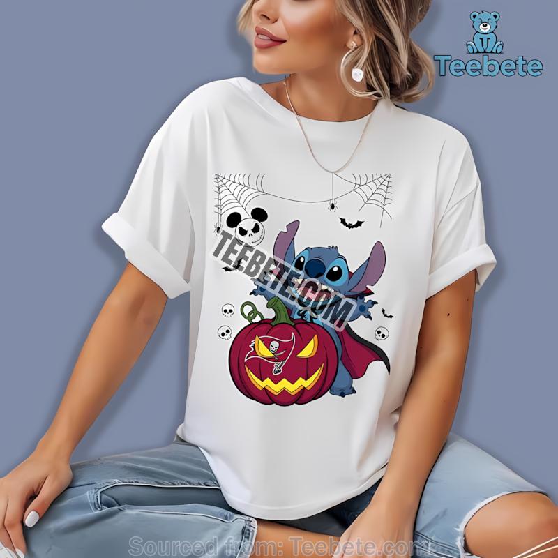 Tampa Bay Buccaneers Stitch Witch Halloween Shirt