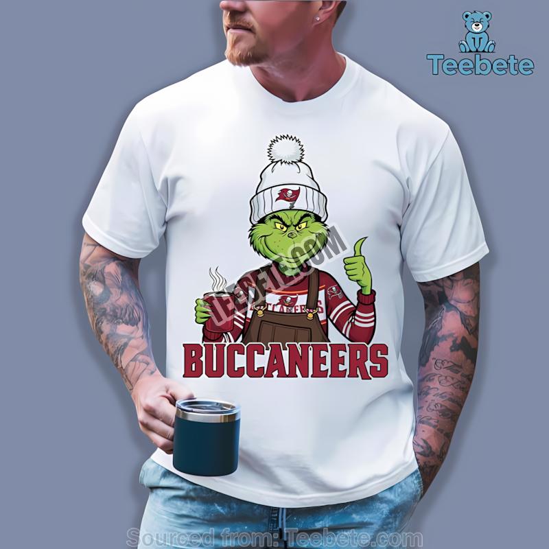 Tampa Bay Buccaneers The Grinch Winter Hot Cocoa Holiday Shirt
