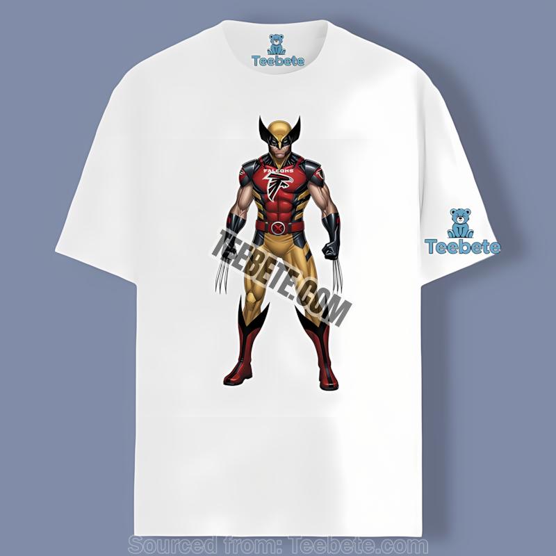 Wolverine Marvel Atlanta Falcons Soft Tshirt