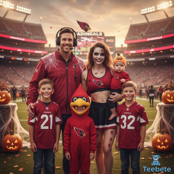 Arizona Cardinals Family Halloween Costumes With Kids And Adults Coordinated