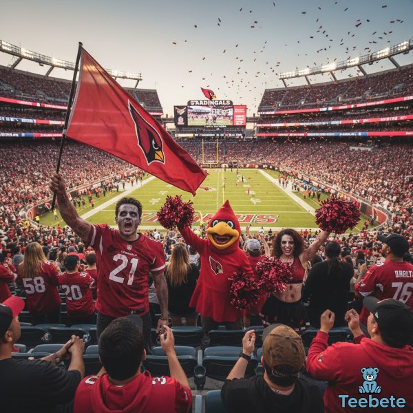 Arizona Cardinals Game Day Halloween Costume At Stadium With Fans