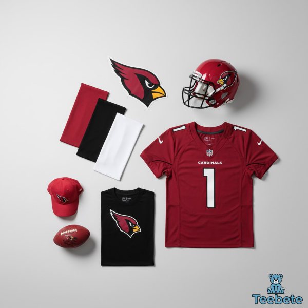 Arizona Cardinals Team Colors Red Black White Official Branding