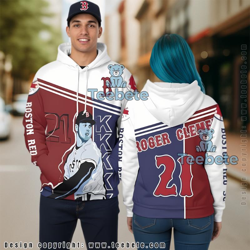 Boston Red Sox Skull Punisher 3D Hoodie Pullover Red Unisex