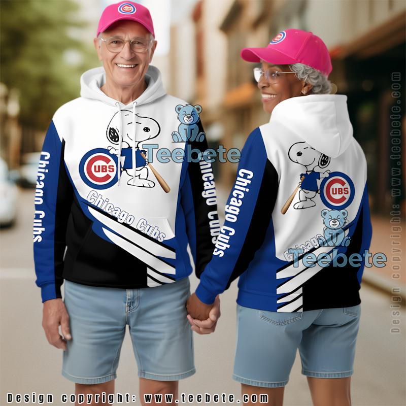 Chicago Cubs Vs Chicago Bears 3D Hoodie Blue Unisex