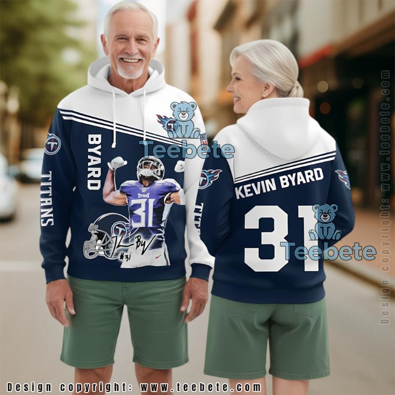 Tennessee Titans Kevin Byard Player 3D Hoodie Blue Sale