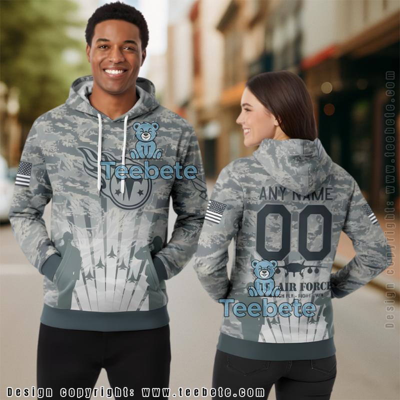 Tennessee Titans Veterans Autism Personalized 3D Hoodie Green Print