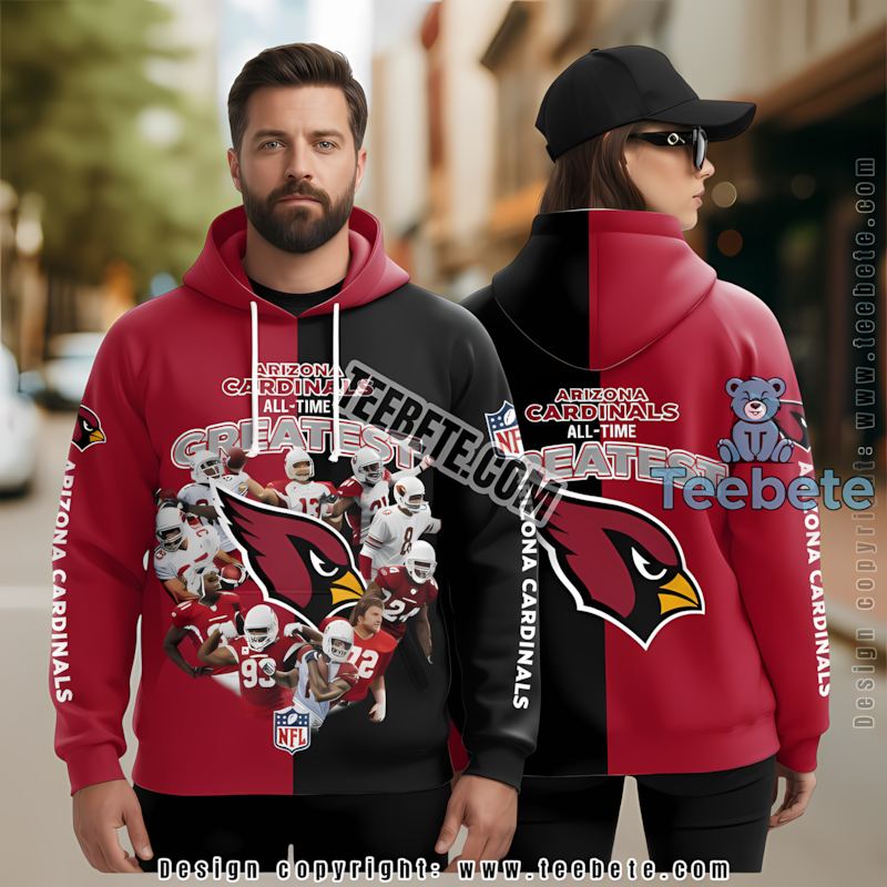 Arizona Cardinals All Time 3D Hoodie Boys