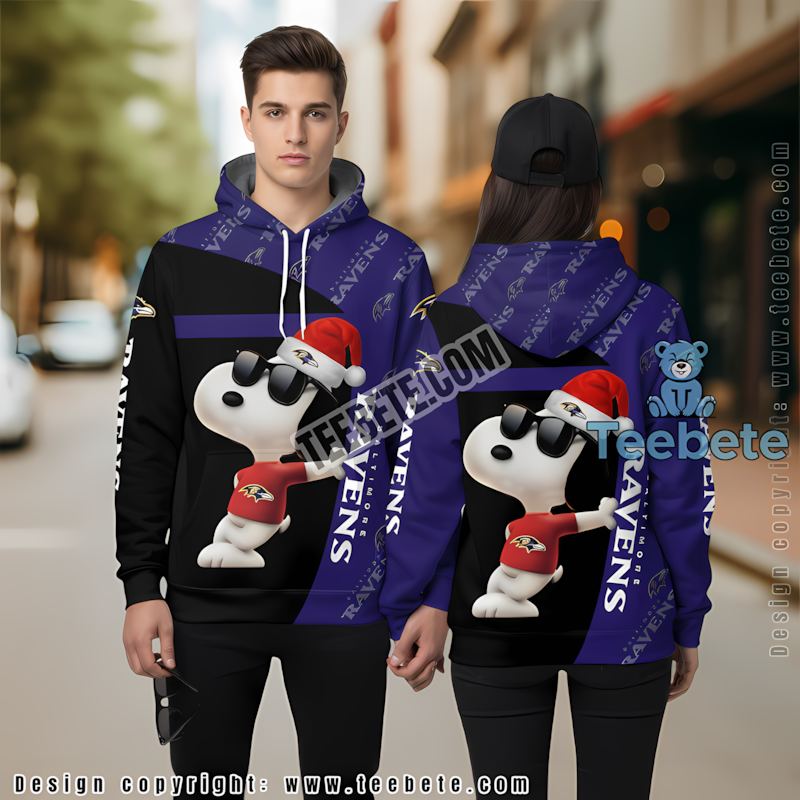 Baltimore Ravens Skull 3D Hoodie Men Blue Black