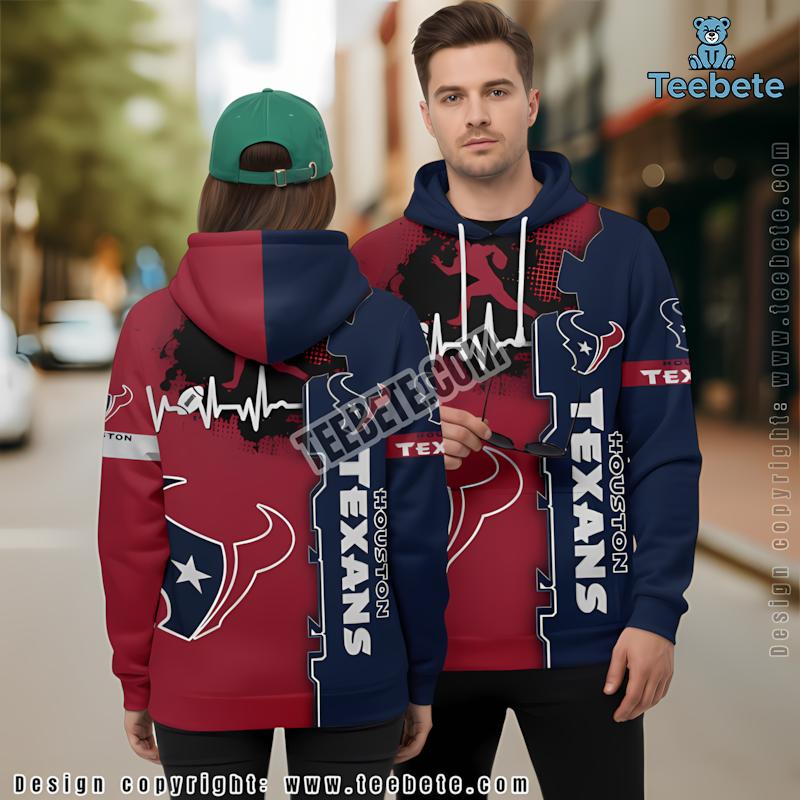 American Flag Mickey Houston Texans 3D Hoodie White Red Mens American Flag Mickey Houston Texans 3D Hoodie White Red Mens