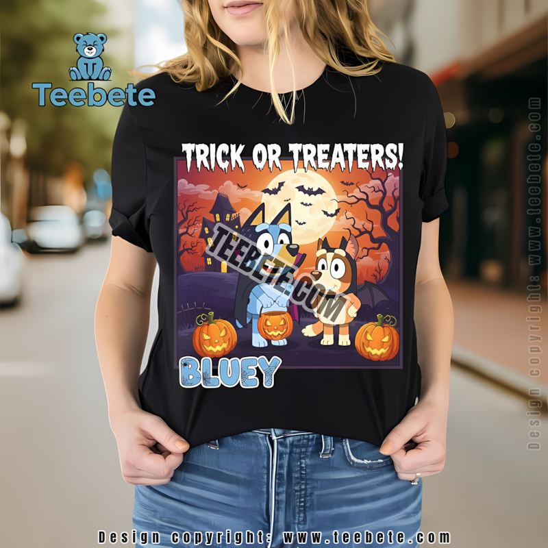 Bluey Bingo Trick Or Treaters Halloween Costume Shirt