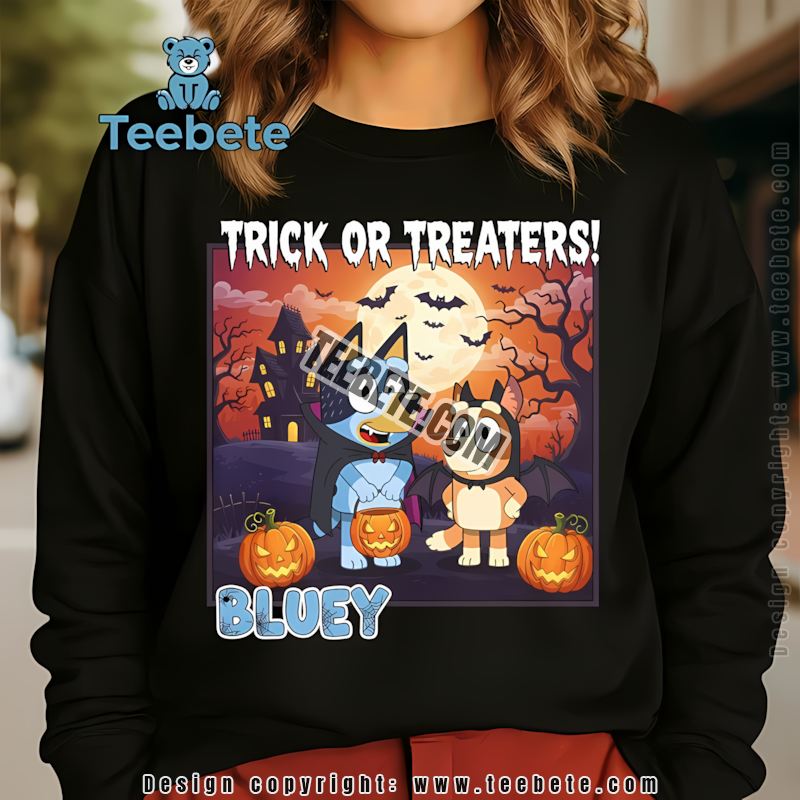 Bluey Bingo Trick Or Treaters Halloween Costume Long Sleeve Bluey Bingo Trick Or Treaters Halloween Costume Long Sleeve