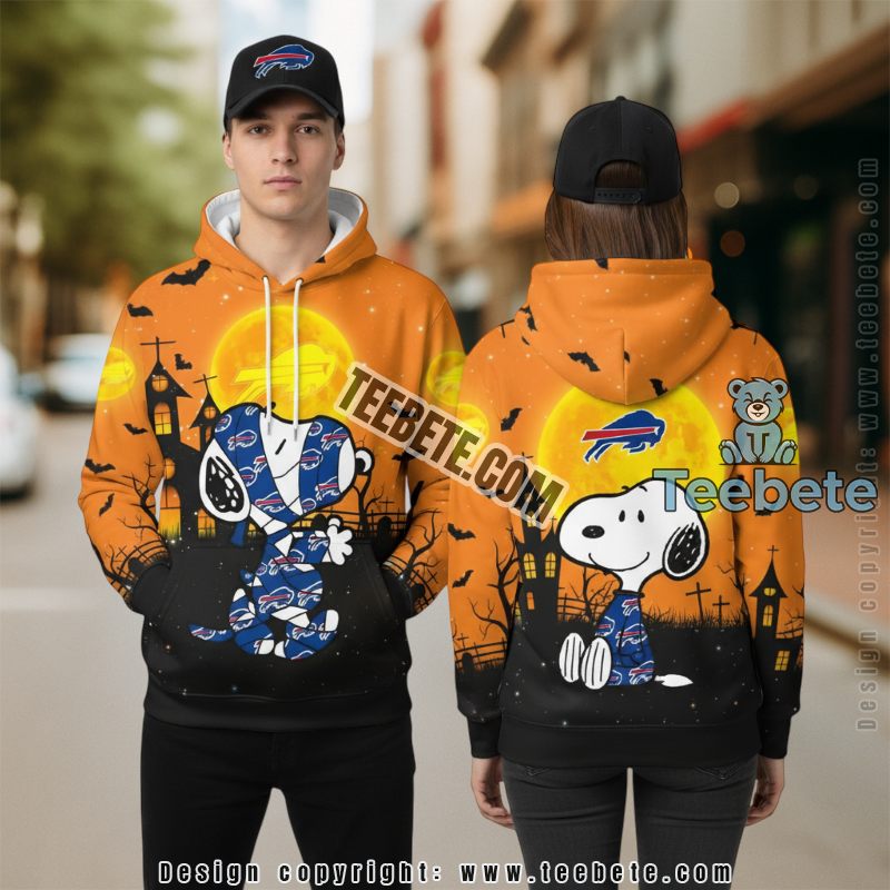 Buffalo Bills Snoopy Woodstock 3D Hoodie For Sale Red Blue Buffalo Bills Snoopy Woodstock 3D Hoodie For Sale Red Blue
