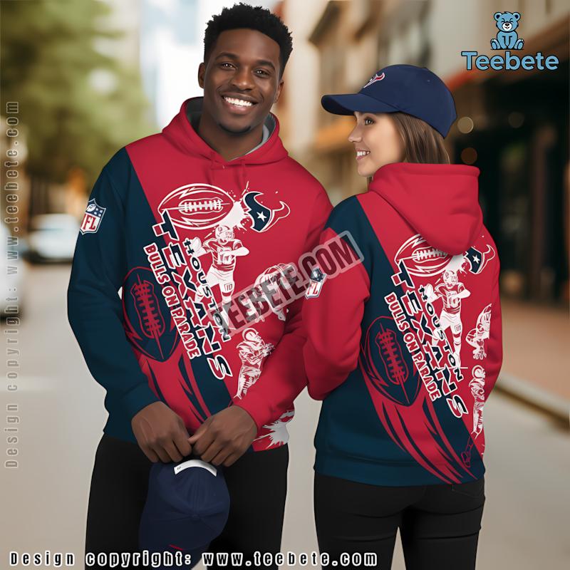 Bulls On Parade Houston Texans Ugly Sweater Red