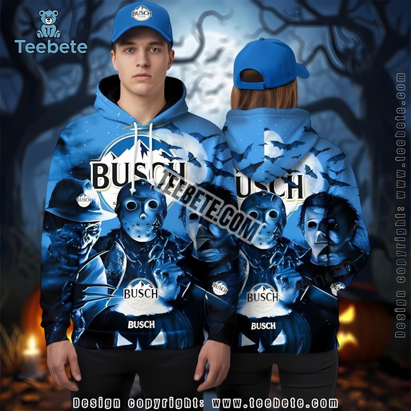 Michael Myers Halloween Grey 3D Cartoon Hoodie