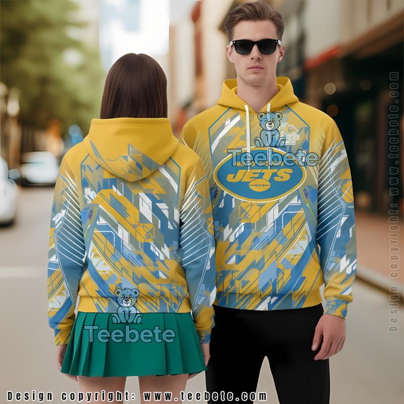 New York Jets Day Of The Dead 3D Hoodie Black Mens