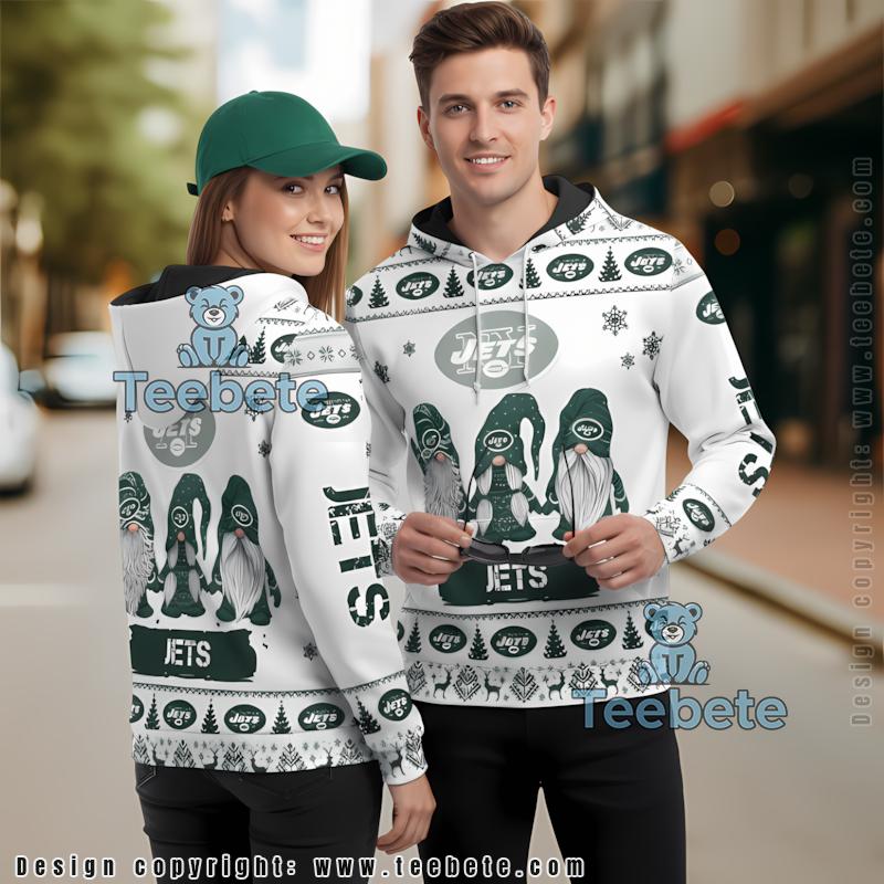 New York Jets Day Of The Dead 3D Hoodie Black Mens