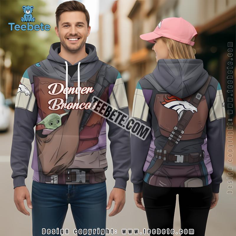 Denver Broncos Breast Cancer 3D Hoodie Pink Pullover