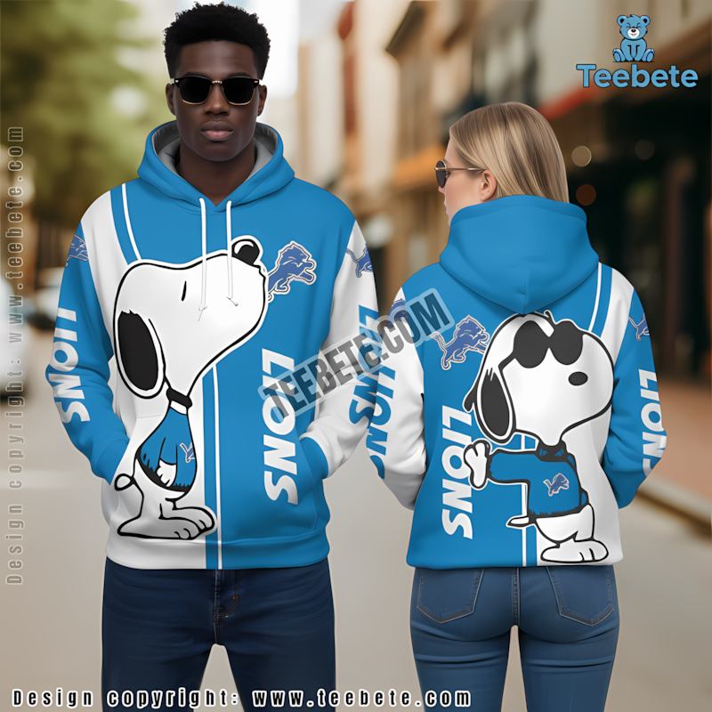 Detroit Lions The Grinch 3D Hoodie Black Print