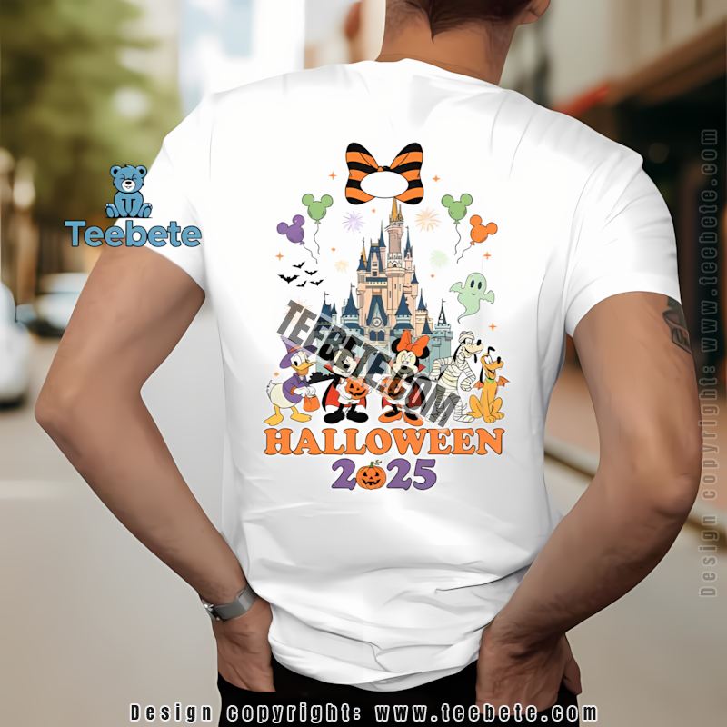 Disney Halloween Mickey Minnie Donald Daisy Goofy Pluto Costume Shirt