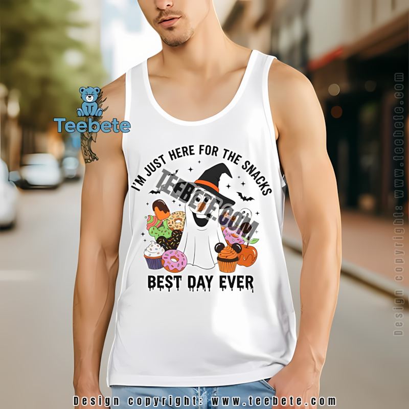 Disney Halloween Olaf Snacks Best Day Ever Frozen Retro Tanktop Disney Halloween Olaf Snacks Best Day Ever Frozen Retro Tanktop