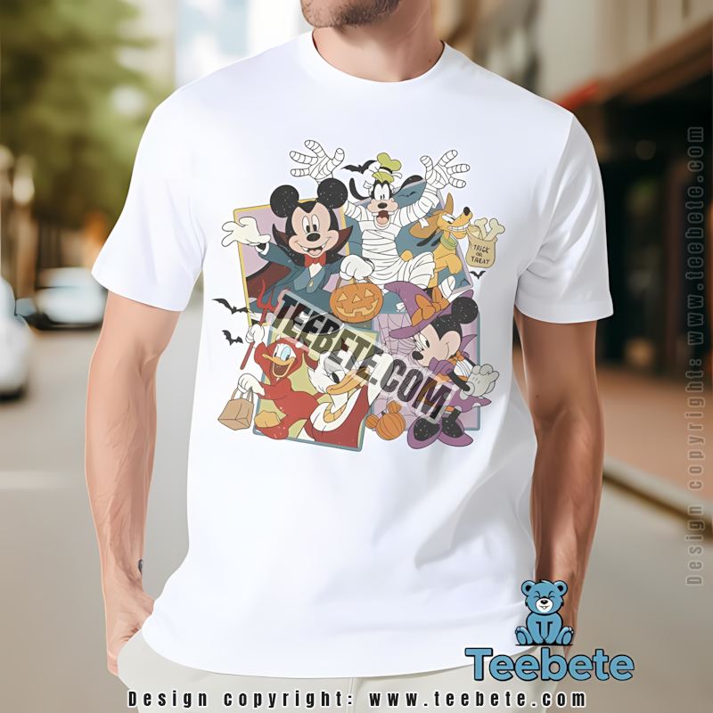 Disney Halloween Squad Goals Mickey And Friends Shirt