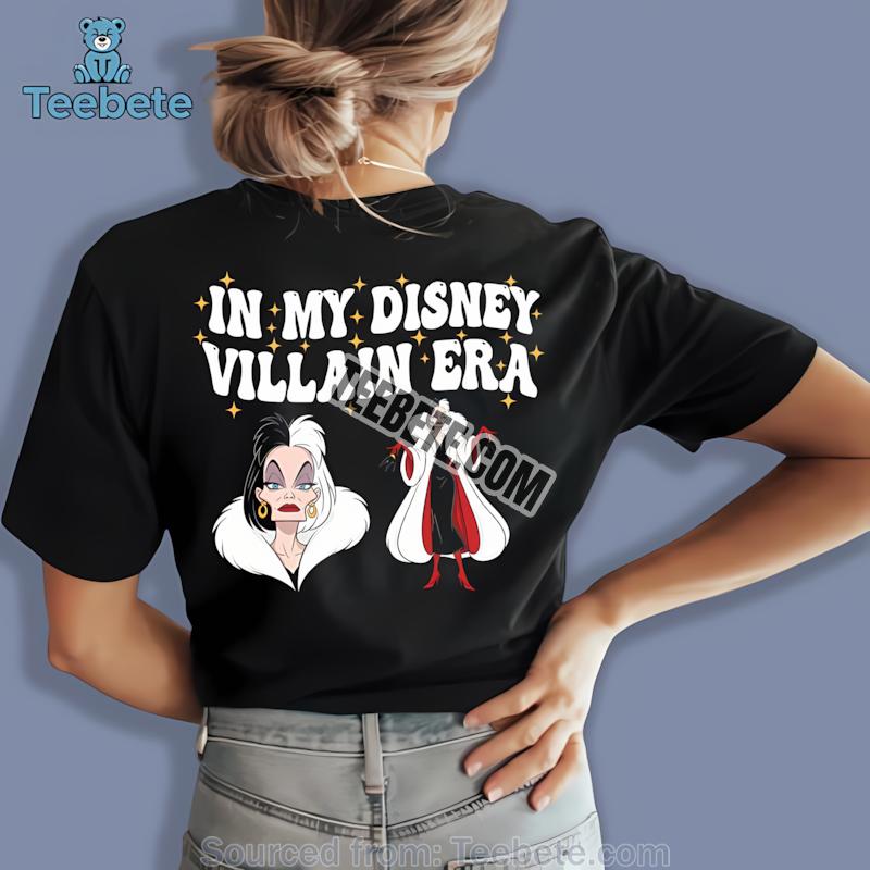Disney Villain Era Retro Cruella Halloween Shirt