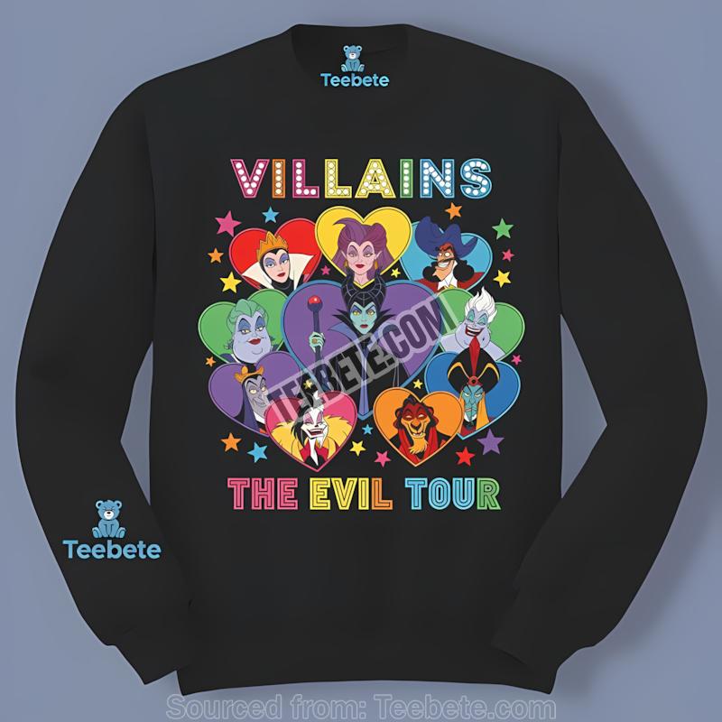 Oh Look What You Made Me Do Disney Villains Halloween Shirt