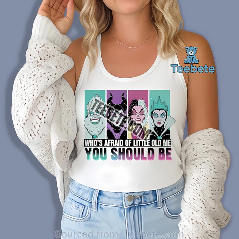 Disney Villains Ursula Maleficent Cruella Evil Queen Retro Neon Tanktop Disney Villains Ursula Maleficent Cruella Evil Queen Retro Neon Tanktop