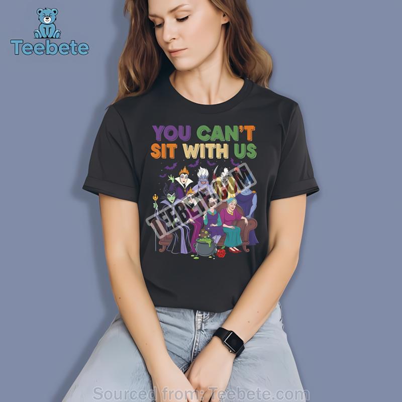 Disney Villains Ursula Evil Queen Cruella Maleficent Halloween Villain Shirt