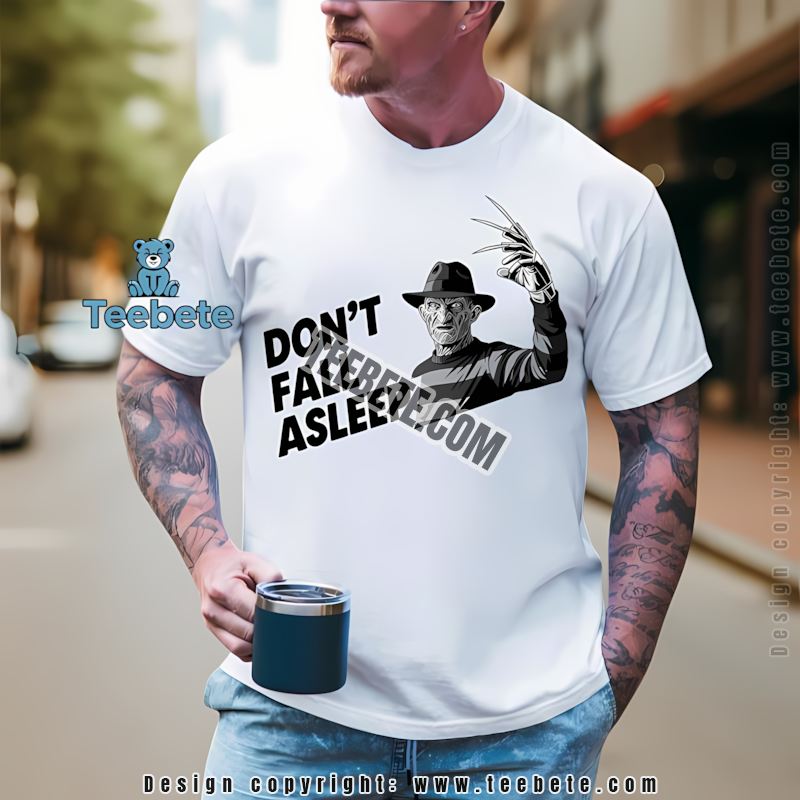 Freddy Krueger Dont Fall Asleep Halloween Shirt Horror Movie