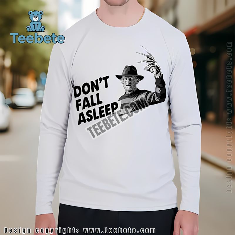Freddy Krueger Dont Fall Asleep Halloween Long Sleeve Horror Movie Freddy Krueger Dont Fall Asleep Halloween Long Sleeve Horror Movie