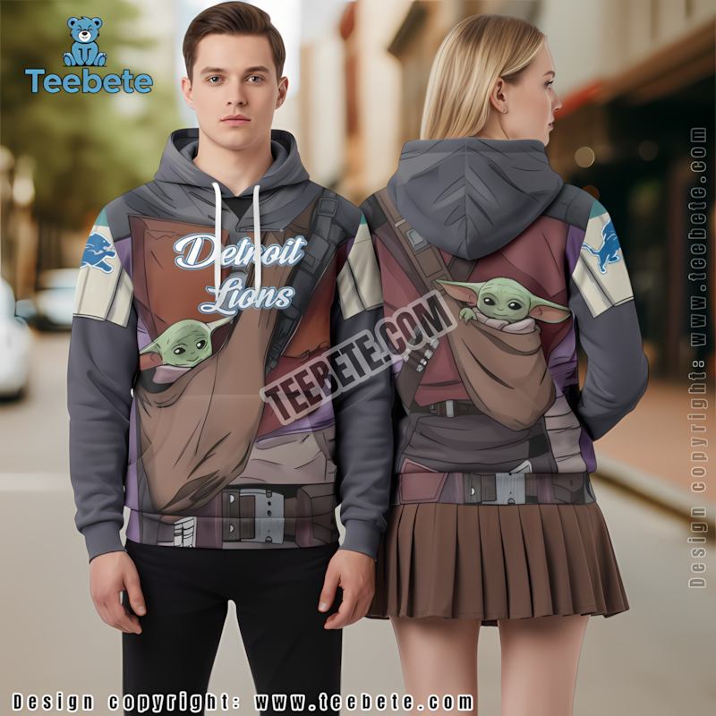 Detroit Lions Halloween Skull 3D Hoodie Blue Unisex