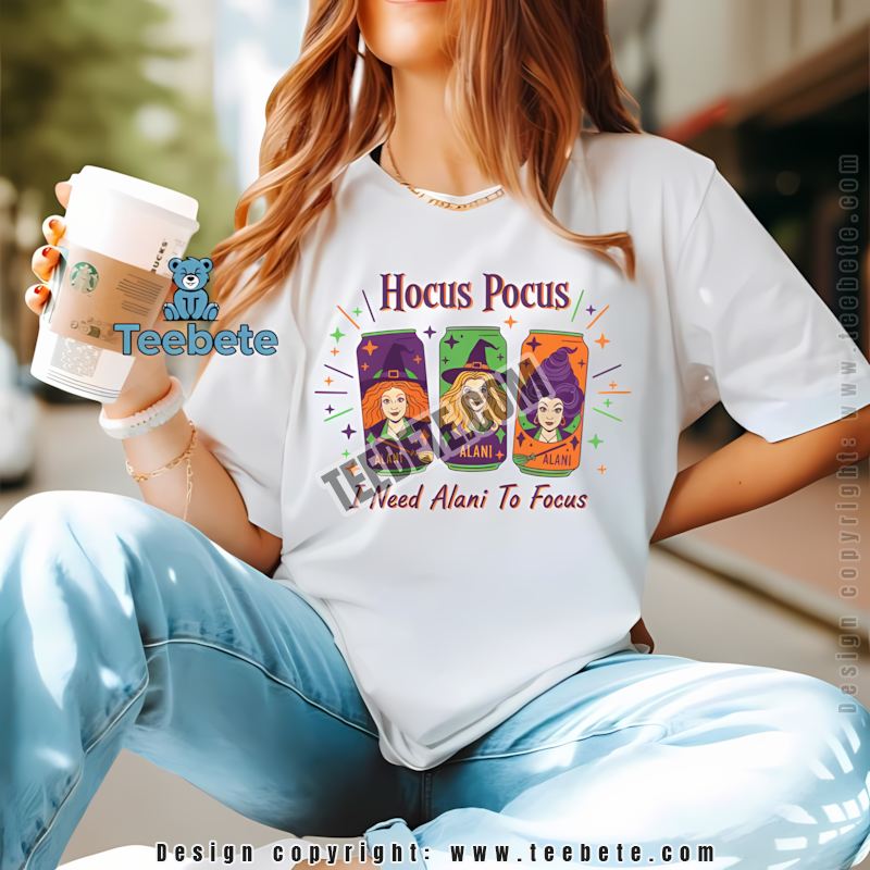 Hocus Pocus Sanderson Sisters Alani Energy Drink Halloween Shirt