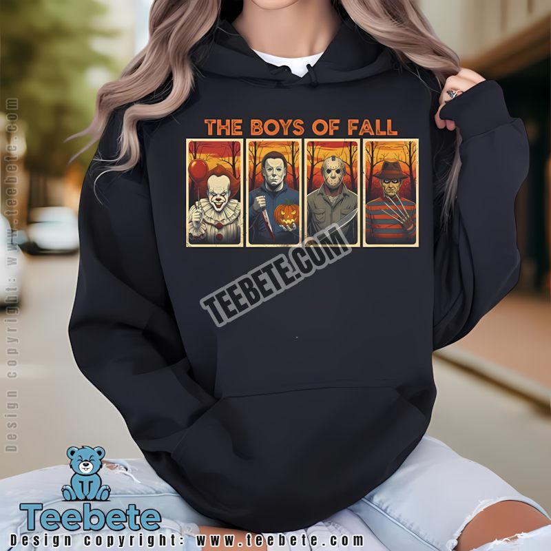 Horror Icons The Boys Of Fall Vintage Halloween Movie Fan Hoodie Horror Icons The Boys Of Fall Vintage Halloween Movie Fan Hoodie