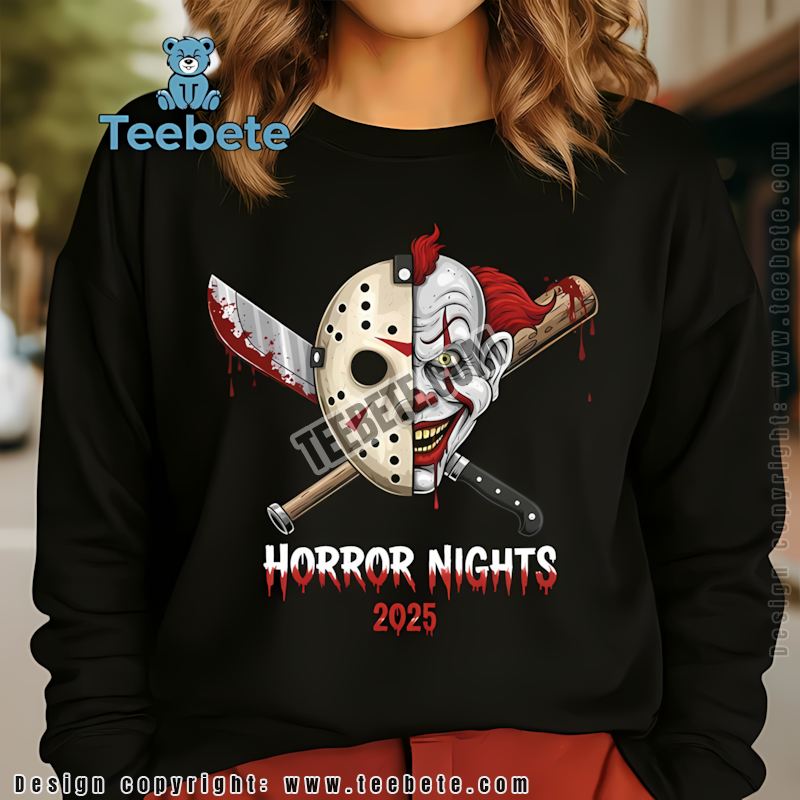 Horror Nights Jason Twisty Clown Halloween Costume Long Sleeve 2025 Horror Nights Jason Twisty Clown Halloween Costume Long Sleeve 2025