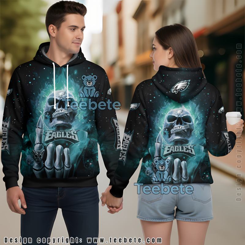 Philadelphia Eagles Its My Dna Groot 3D Hoodie Blue Unisex