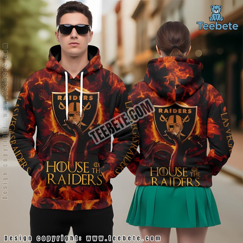 Grateful Dead Las Vegas Raiders Christmas 3D Hoodie Grey Black