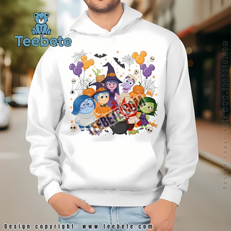 Inside Out Halloween Costumes Hoodie Disney Pixar Spooky Character Inside Out Halloween Costumes Hoodie Disney Pixar Spooky Character