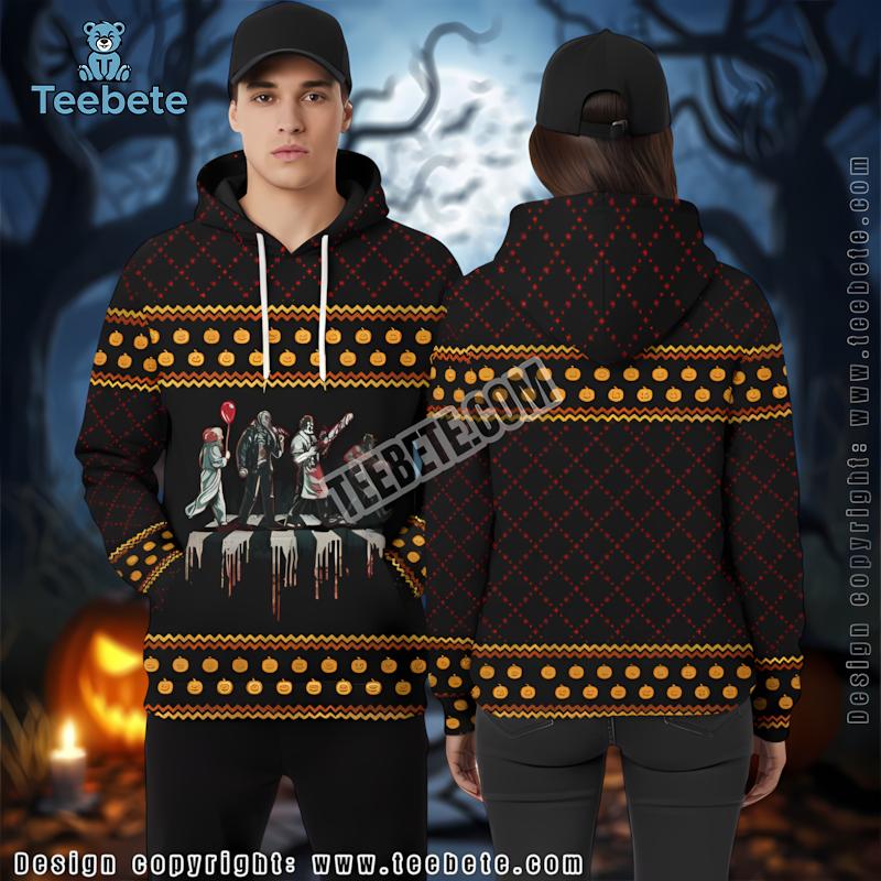 Jason Voorhees Black 3D Pullover Hoodie Halloween