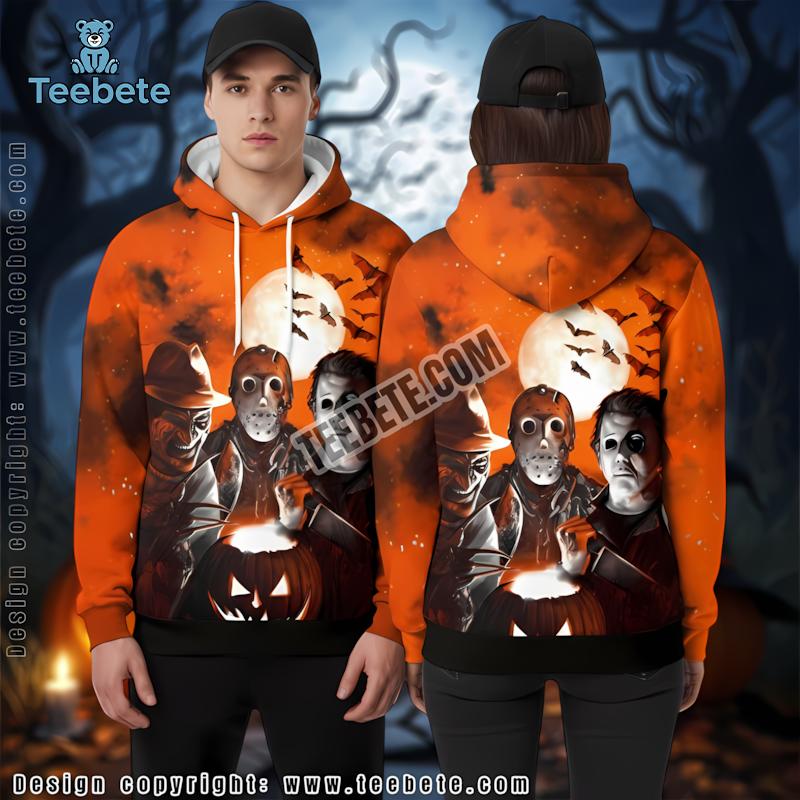 Jason Voorhees Black 3D Pullover Hoodie Halloween Jason Voorhees Black 3D Pullover Hoodie Halloween