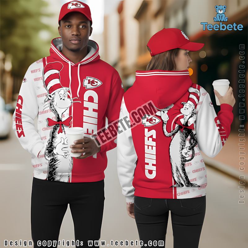 Kansas City Chiefs Christmas Mickey Mouse 3D Hoodie White Red For Sale