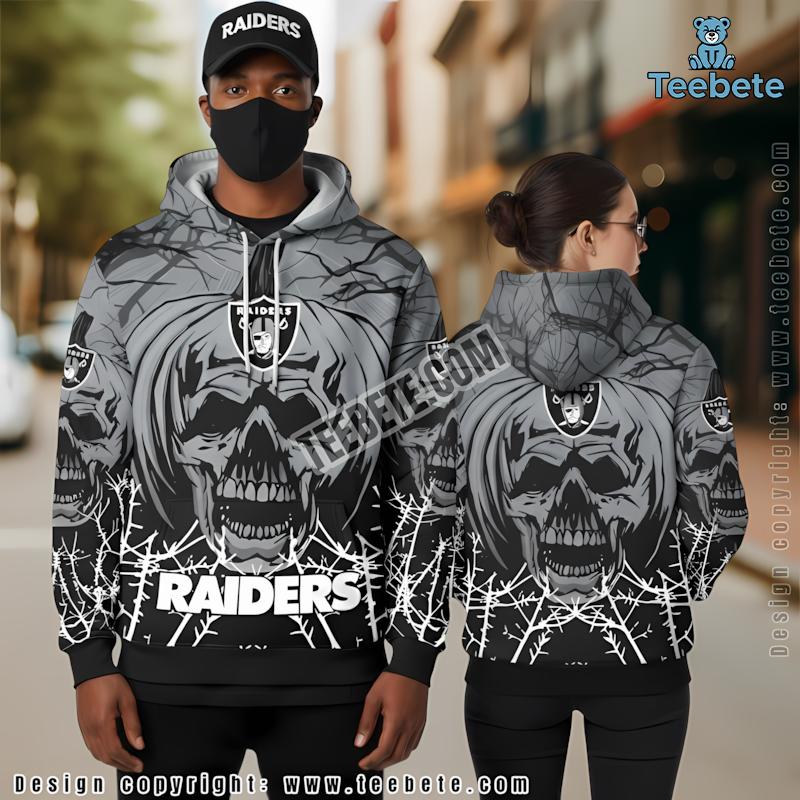 Las Vegas Raiders Jason Voorhees Freddy Krueger 3D Hoodie Black Mens Las Vegas Raiders Jason Voorhees Freddy Krueger 3D Hoodie Black Mens