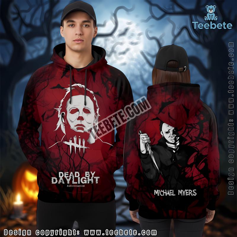 Michael Myers And Jason Voorhees White 3D Realistic Hoodie Killer