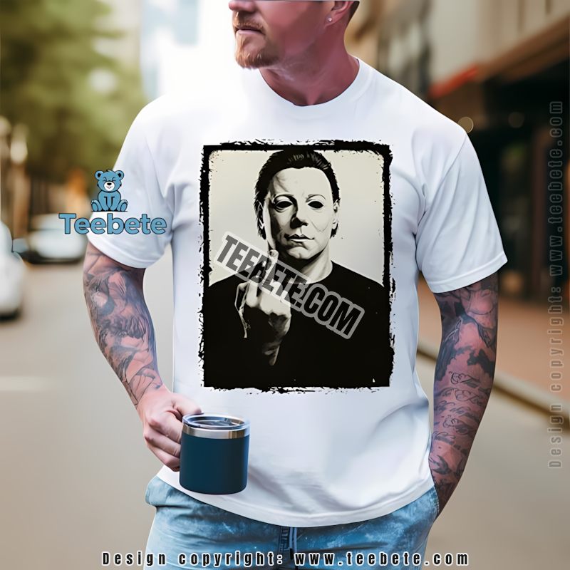 Michael Myers Funny Middle Finger Halloween Shirt
