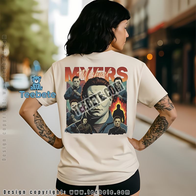 Michael Myers Halloween Movie Collage Myers Fan Shirt