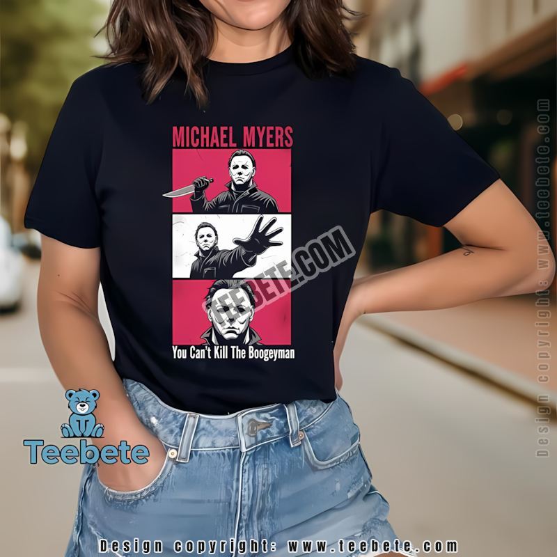 Michael Myers Pink Halloween Boogeyman Horror Shirt