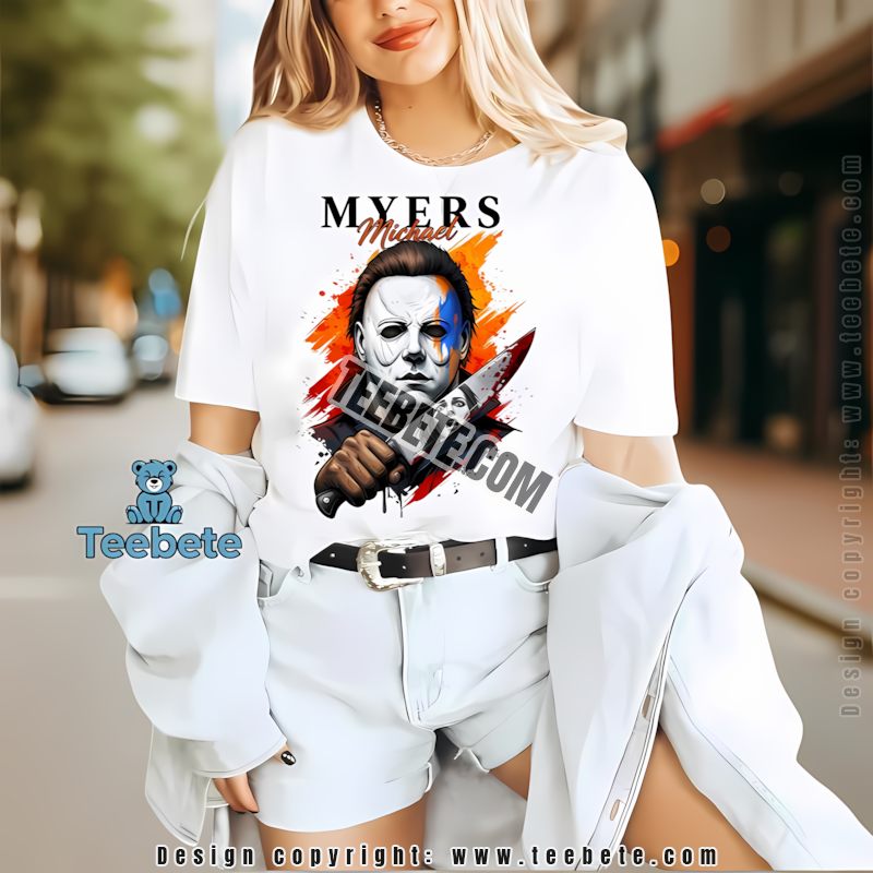 Michael Myers Portrait Halloween Horror Movie Fan Art Shirt