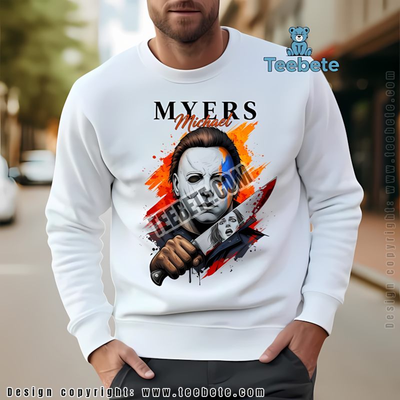 Michael Myers Portrait Halloween Horror Movie Fan Art Long Sleeve Michael Myers Portrait Halloween Horror Movie Fan Art Long Sleeve