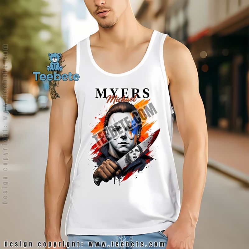 Michael Myers Portrait Halloween Horror Movie Fan Art Tanktop Michael Myers Portrait Halloween Horror Movie Fan Art Tanktop